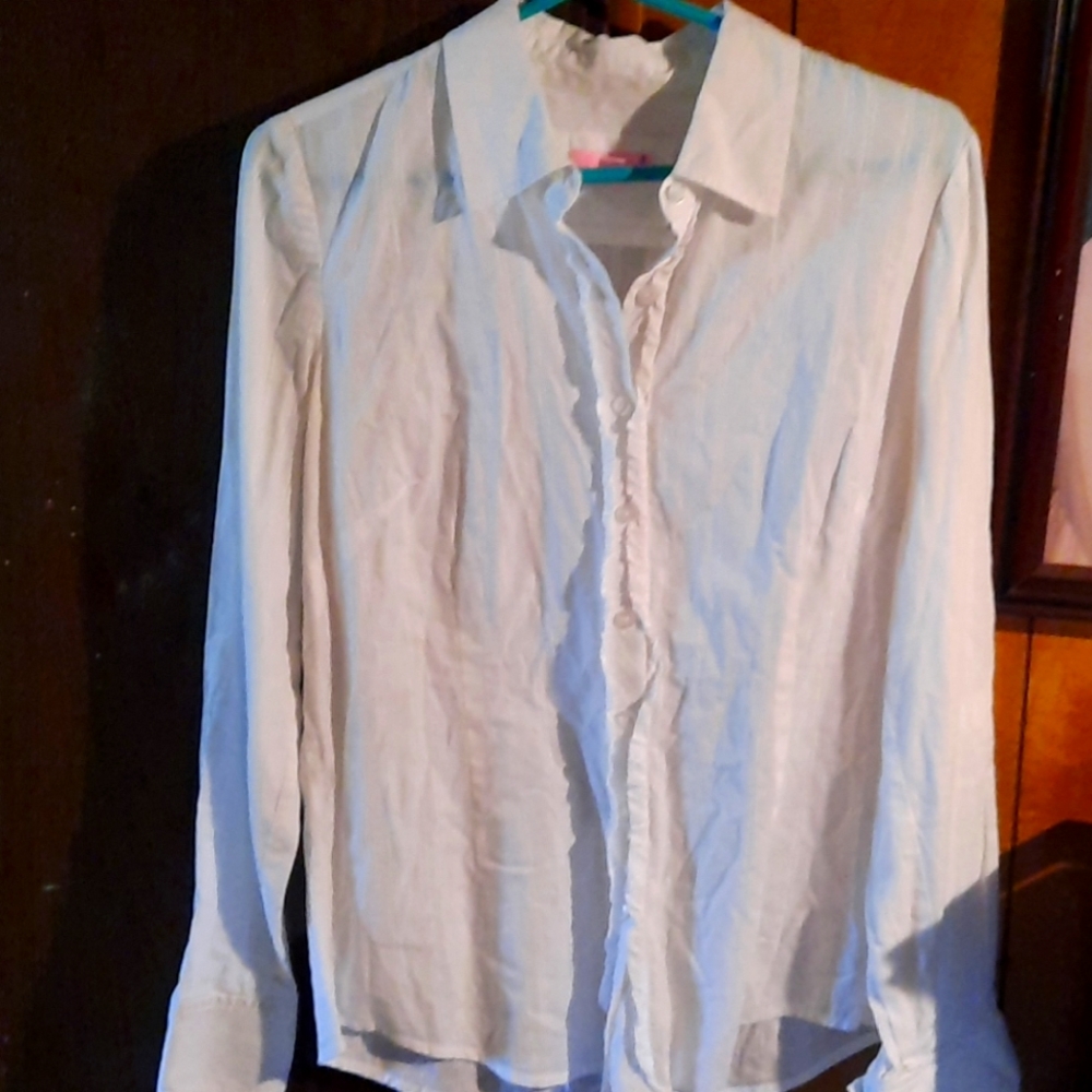 Lilly Pulitzer button up Blouse white size 6